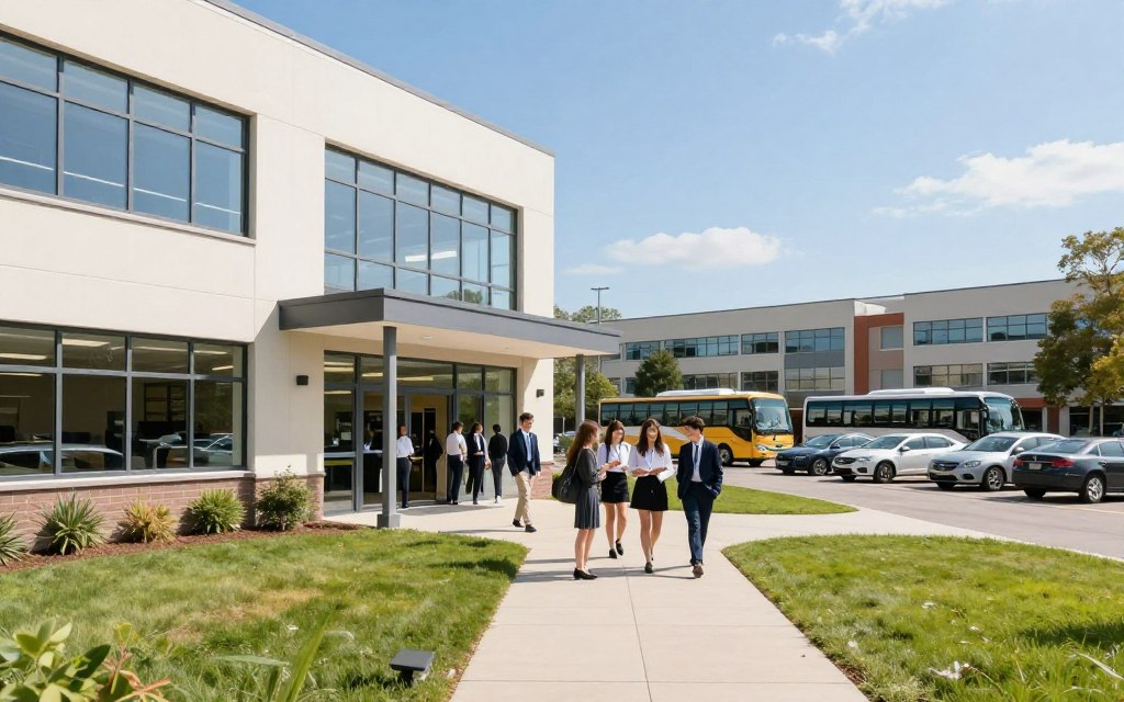 infrastruktura szkoły dojazd